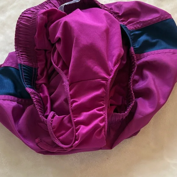 Athletic Works Women's Magenta and Dark Blue Shorts - Picture 4 of 4